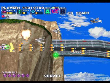 G Darius - Screenshot - Gameplay (World) - 640x480
