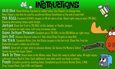 The Adventures of Rocky and Bullwinkle and Friends - Arcade - Controls Information (World) - 800x480