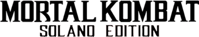 Mortal Kombat: Solano Edition - Clear Logo (World) - 512x96