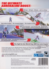 Ski Racing 2005 - Box - Back (Europe) - 640x906
