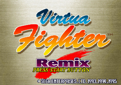 Virtua Fighter Remix - Screenshot - Game Title (World) - 640x448