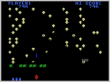 Centipede - Screenshot - Gameplay (North America) - 256x192