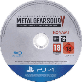 Metal Gear Solid V: The Definitive Experience - Disc (World) - 761x765