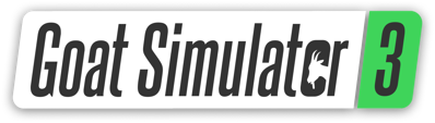 Goat Simulator 3 - Clear Logo (North America) - 1194x339