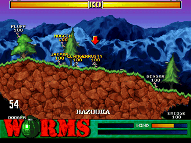 Worms - Screenshot - Gameplay (World) - 320x240