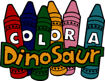Color A Dinosaur - Clear Logo (World) - 1033x800
