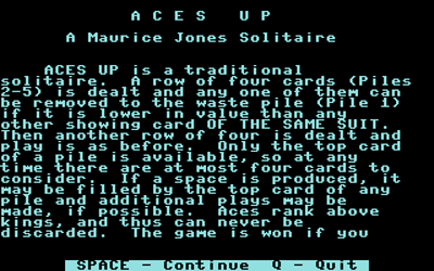 Aces Up - Screenshot - Game Title (World) - 320x200