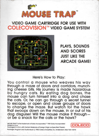 Mouse Trap - Box - Back (North America) - 638x878
