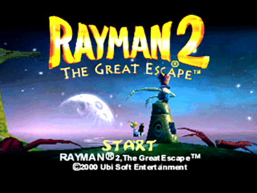 Rayman 2: The Great Escape - Screenshot - Game Title (World) - 640x480