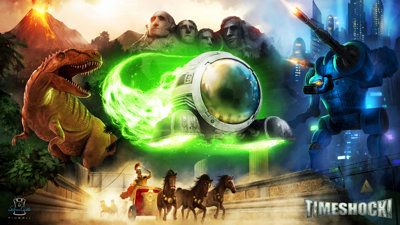 Pro Pinball: Timeshock! - Fanart - Background (United States) - 2560x1440