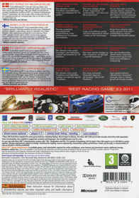 Forza Motorsport 4 - Box - Back (Europe) - 6043x8633