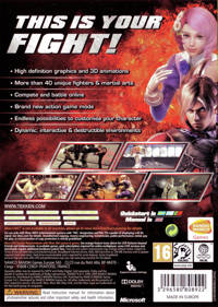 TEKKEN 6 - Box - Back (Europe) - 640x899