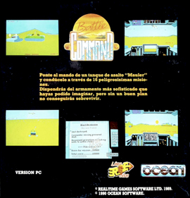 Battle Command - Box - Back (Spain) - 607x631