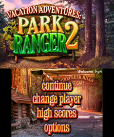 Vacation Adventures: Park Ranger 2 - Screenshot - Game Title (World) - 400x480