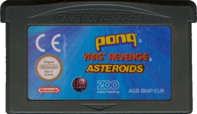 Pong / Asteroids / Yars' Revenge - Cart - Front (Europe) - 702x408