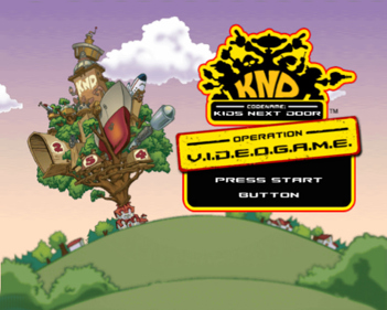 Codename: Kids Next Door: Operation: V.I.D.E.O.G.A.M.E. - Screenshot - Game Title (World) - 640x512