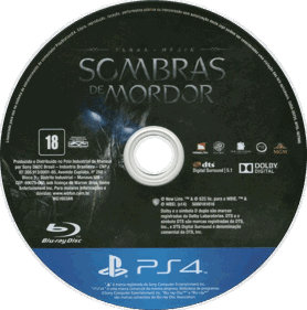 Middle-Earth: Shadow of Mordor - Disc (Brazil) - 729x736