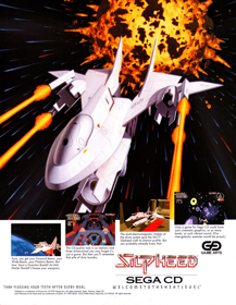 Silpheed - Advertisement Flyer - Front (North America) - 1625x2100