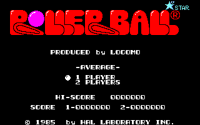 Rollerball - Screenshot - Game Title (Japan) - 640x400