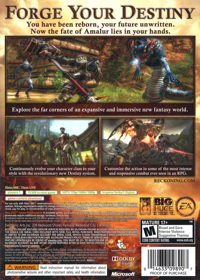 Kingdoms of Amalur: Reckoning - Box - Back (North America) - 756x1060