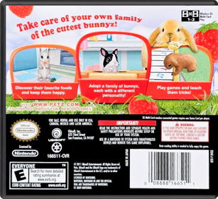 Petz: Bunnyz Bunch - Box - Back - Reconstructed (North America) - 774x708