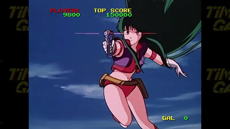 Illustration of Time Gal HD Remaster Taito LD Game Collection