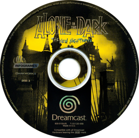 Alone in the Dark: The New Nightmare - Disc (Europe) - 1398x1388
