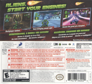 Ben 10: Galactic Racing - Box - Back (North America) - 1200x1100