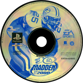 Madden NFL 2000 - Disc (Europe) - 1000x1000