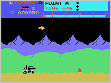 Moon Patrol (Prototype) - Screenshot - Gameplay (World) - 256x192