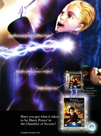 Harry Potter and the Chamber of Secrets - Advertisement Flyer - Front (United States) - 1636x2200