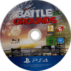 WWE 2K Battlegrounds - Disc (World) - 907x907