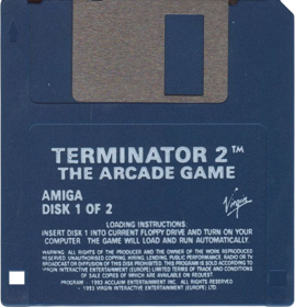 T2: The Arcade Game - Disc (Europe) - 638x665