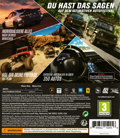 Forza Horizon 3 - Box - Back (Europe) - 2994x3467