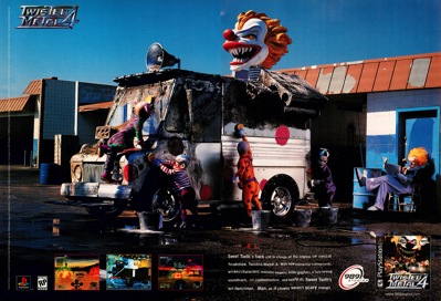 Twisted Metal 4 - Advertisement Flyer - Front (North America) - 3227x2200