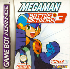 Mega Man Battle Network 3: White Version - Box - Front (Europe) - 800x793