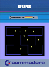 Berzerk (Alpha Software) - Fanart - Box - Front (North America) - 768x1036
