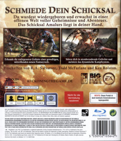 Kingdoms of Amalur: Reckoning - Box - Back (Germany) - 506x588
