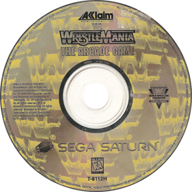 WWF WrestleMania: The Arcade Game - Disc (North America) - 791x790
