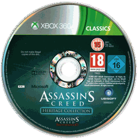 Assassin's Creed: Heritage Collection - Disc (Europe) - 2934x2961