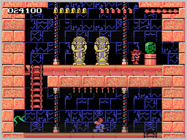 Risky Rick in Dangerous Traps - Screenshot - Gameplay (World) - 256x192