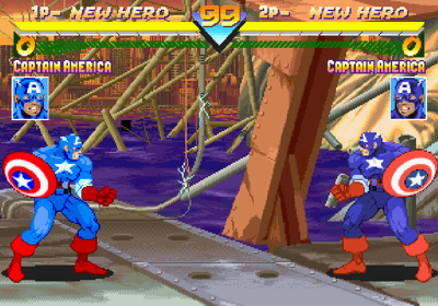 Marvel Super Heroes - Screenshot - Gameplay (World) - 640x448