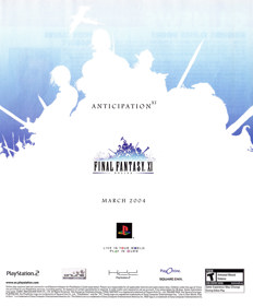 Final Fantasy XI Online - Advertisement Flyer - Front (United States) - 1800x2178