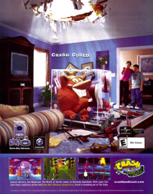 Crash Bandicoot: The Wrath of Cortex - Advertisement Flyer - Front (United States) - 1735x2200