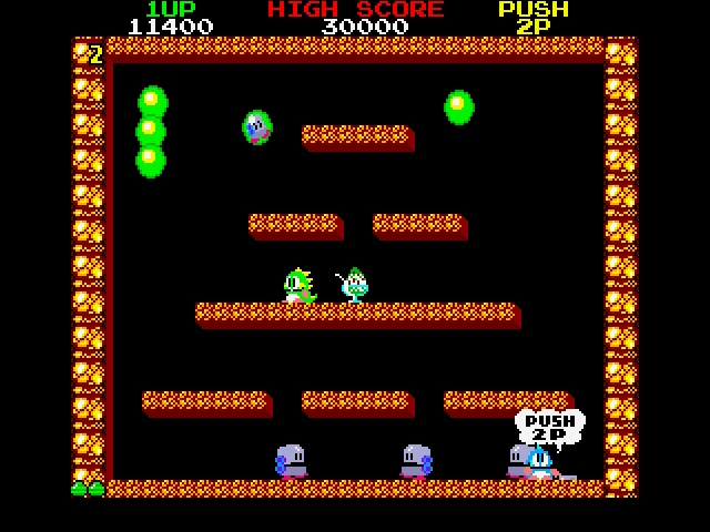 Illustration of Bubble Bobble