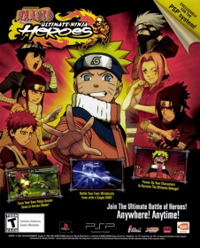 Naruto: Ultimate Ninja Heroes - Advertisement Flyer - Front (United States) - 1768x2193