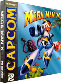 Mega Man X - Box - 3D (North America) - 704x952