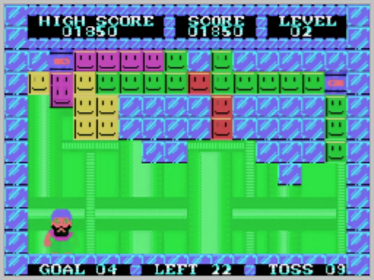 Block'em Sock'em - Screenshot - Gameplay (World) - 256x192