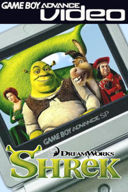 Game Boy Advance Video: DreamWorks Shrek - Box - Front - Reconstructed (North America) - 600x900