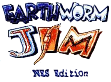 Earthworm Jim NES Edition - Clear Logo (World) - 280x206